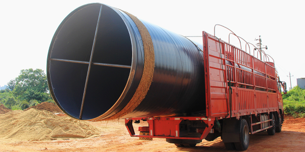 3PE防腐螺旋鋼管怎么運(yùn)輸？怎樣保證防腐層不破損？